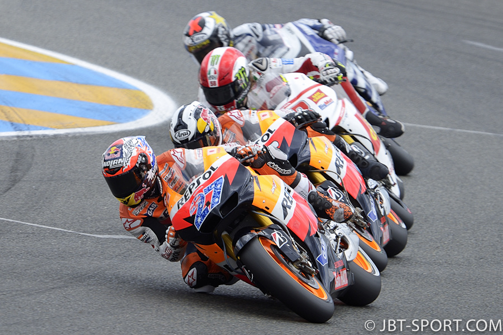 MotoGP - 2ème Tour Stoner-Pedrosa-Simoncelli-Lorenzo